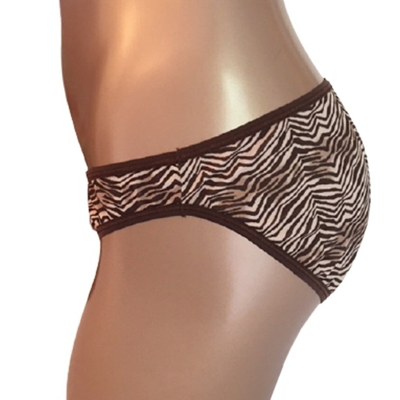 Vassarette Tiger print microfibre bikini panty Brief Underwear XL - Picture 3 of 7